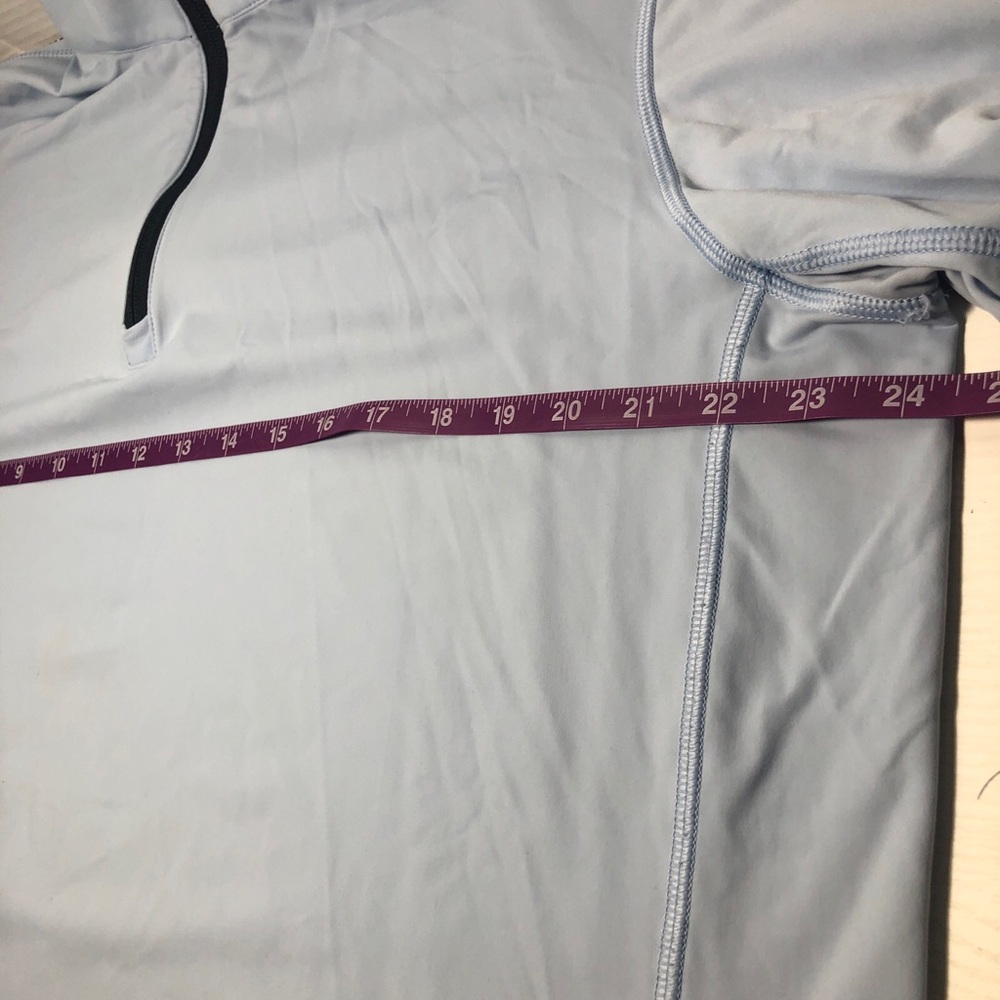 Greyson 1/4 Zip Tate Pullover Light Blue Wolf Italian Golf Jacket L - Picture 8 of 10